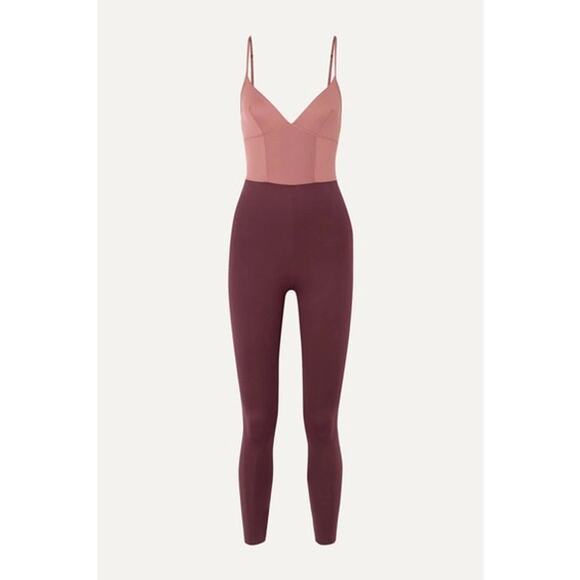 Ernest Leoty Pants - Ernest Leoty Ilona Color-block Stretch-Jersey Jumpsuit In Purple Small